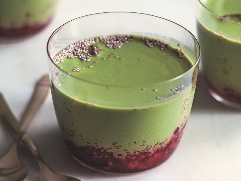 Matcha pudding Món ăn thanh đạm bổ dưỡng